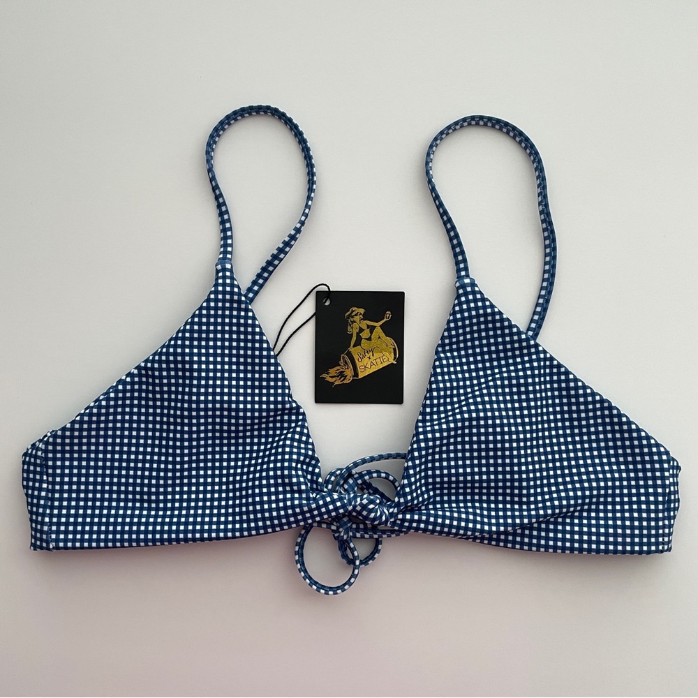 NWT Skatie x Salty Blonde Lido print top Size small